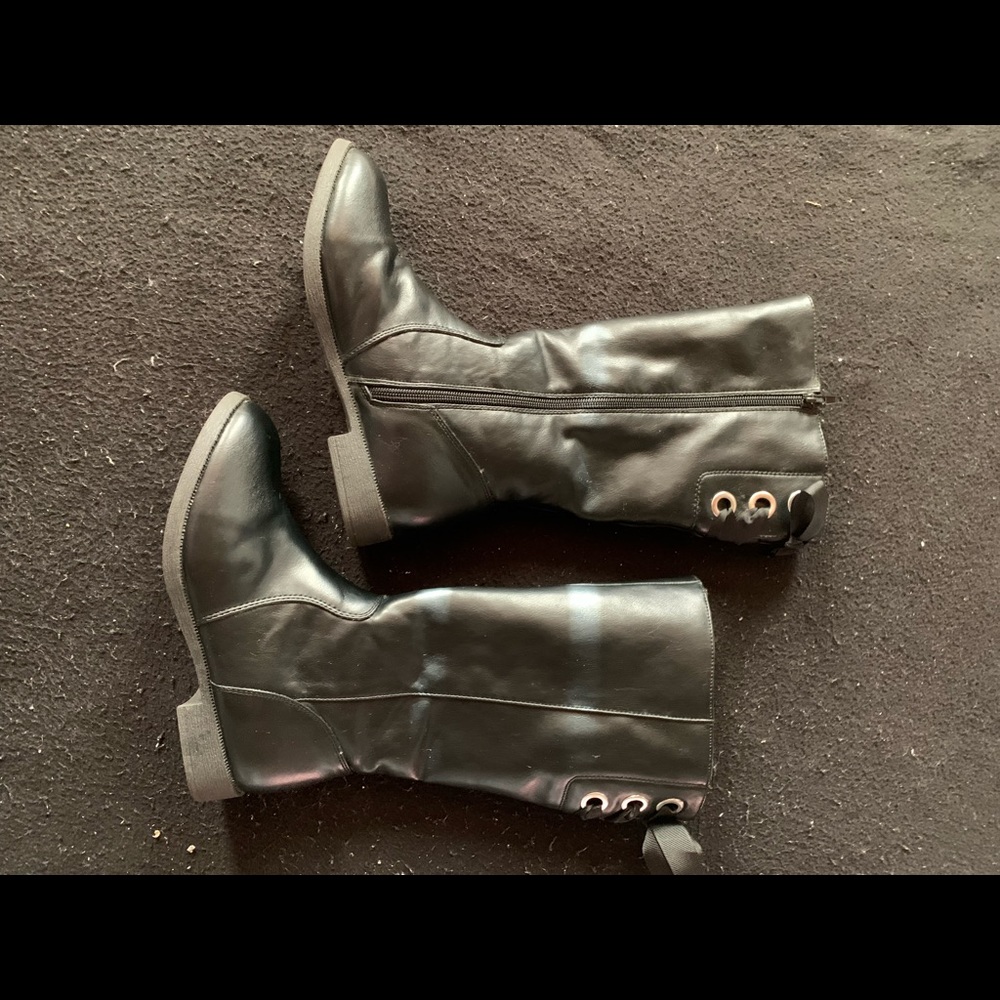 Girls over-calf, zip-up boots, size 5M, excellent condition, see photos - Picture 2 of 11